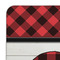 Lumberjack Plaid Coaster Set - DETAIL