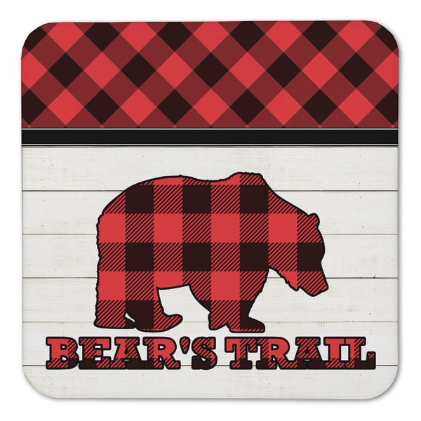 Lumberjack Plaid Coaster Set - FRONT (one)