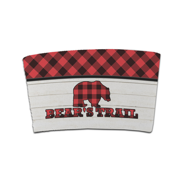 Custom Lumberjack Plaid Coffee Cup Sleeve (Personalized)