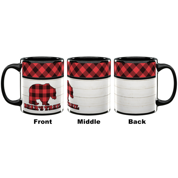 Lumberjack Plaid Coffee Mug - 11 oz - Black APPROVAL