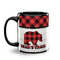 Lumberjack Plaid Coffee Mug - 11 oz - Black