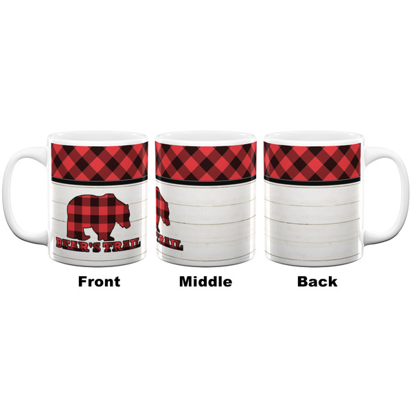 Lumberjack Plaid Coffee Mug - 11 oz - White APPROVAL