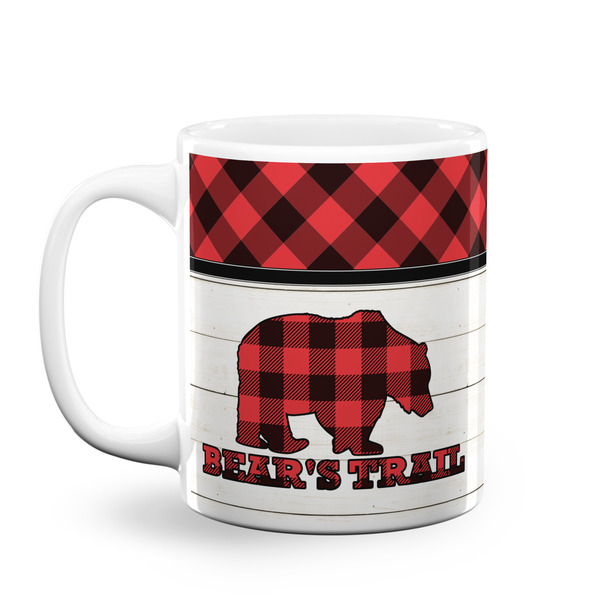 Custom Lumberjack Plaid Coffee Mug (Personalized)