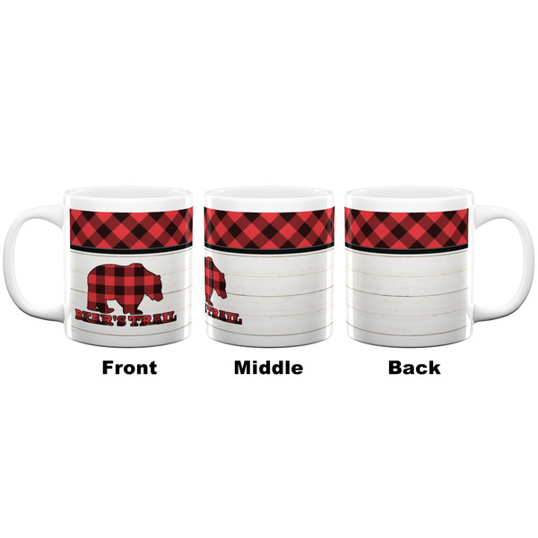 Lumberjack Plaid Coffee Mug - 20 oz - White APPROVAL
