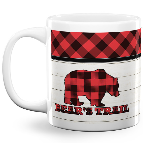 Lumberjack Plaid Coffee Mug - 20 oz - White