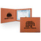 Lumberjack Plaid Cognac Leatherette Diploma / Certificate Holders - Front and Inside - Main