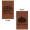 Lumberjack Plaid Cognac Leatherette Journal - Double Sided - Apvl
