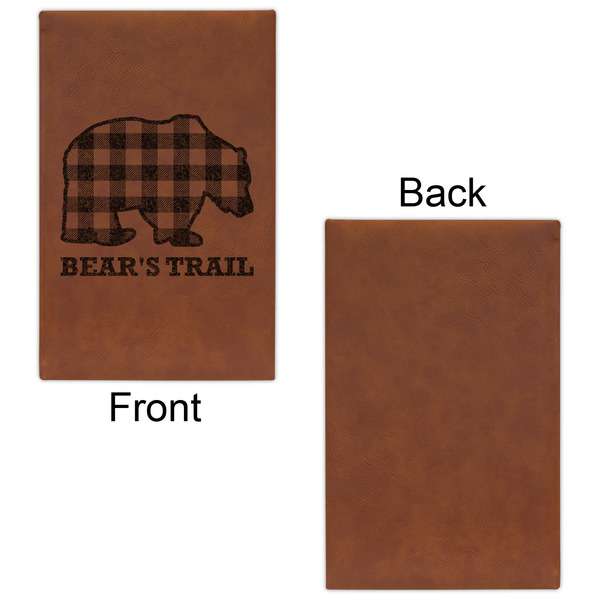 Lumberjack Plaid Cognac Leatherette Journal - Single Sided - Apvl