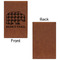 Lumberjack Plaid Cognac Leatherette Journal - Single Sided - Apvl