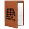 Lumberjack Plaid Cognac Leatherette Portfolios with Notepad - Large - Main