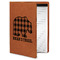 Lumberjack Plaid Cognac Leatherette Portfolios with Notepad - Small - Main