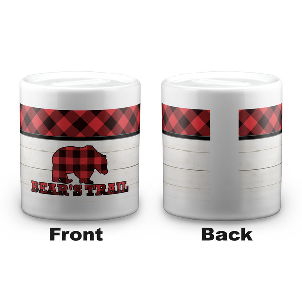 Lumberjack Plaid Coin Bank - Apvl