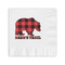 Lumberjack Plaid Coined Cocktail Napkins (Personalized)