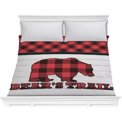 Lumberjack Plaid Comforter - King (Personalized)