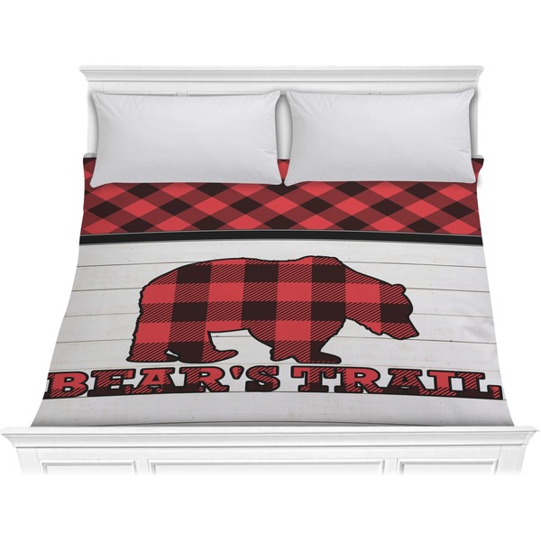 Custom Lumberjack Plaid Comforter - King (Personalized)