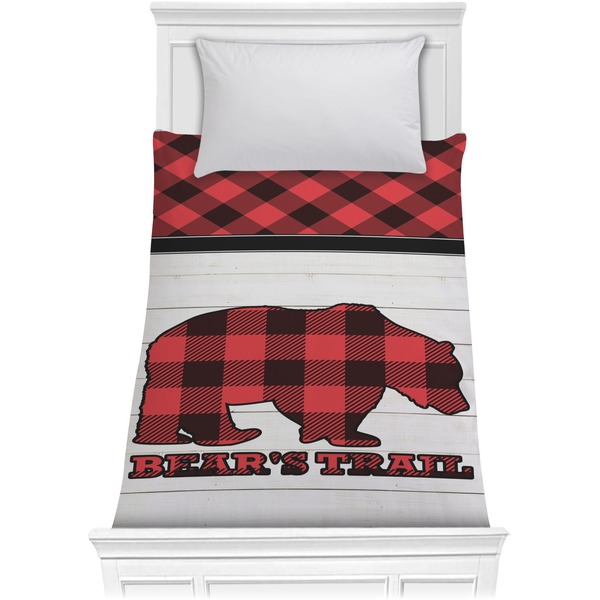 Custom Lumberjack Plaid Comforter - Twin (Personalized)