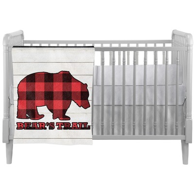 Lumberjack Plaid Crib Comforter / Quilt (Personalized)