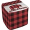 Lumberjack Plaid Cube Pouf Ottoman (Personalized)
