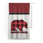 Lumberjack Plaid Curtain - 50"x84" Panel (Personalized)