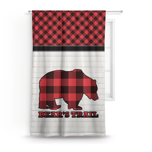Custom Lumberjack Plaid Curtain - 50"x84" Panel (Personalized)