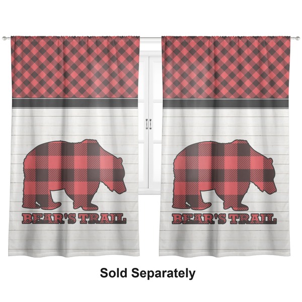 Custom Lumberjack Plaid Curtain Panel - Custom Size (Personalized)