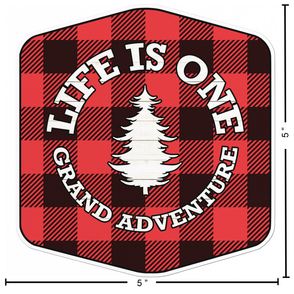 Lumberjack Plaid Custom Shape Iron On Patches - L - APPROVAL