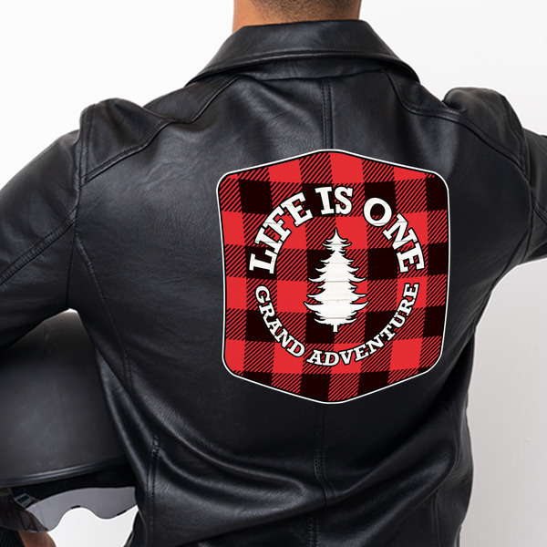 Lumberjack Plaid Custom Shape Iron On Patches - XXXL - APPROVAL