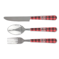 Lumberjack Plaid Cutlery Set (Personalized)