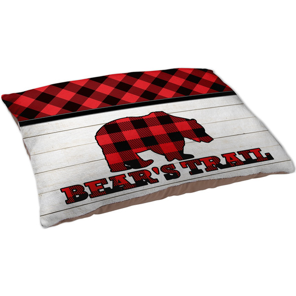Lumberjack Plaid Dog Bed - Large