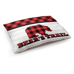 Lumberjack Plaid Dog Bed - Medium w/ Name or Text