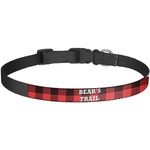 Lumberjack Plaid Dog Collar - Large (Personalized)