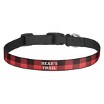 Lumberjack Plaid Dog Collar - Medium (Personalized)