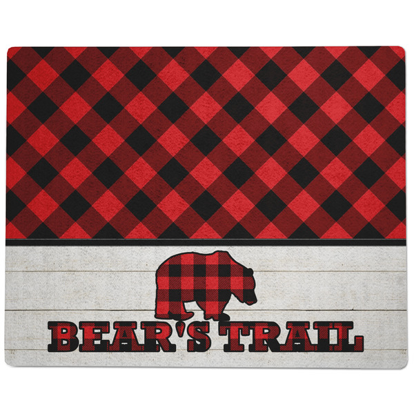 Lumberjack Plaid Dog Food Mat - Large without Bowls