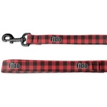 Lumberjack Plaid Deluxe Dog Leash (Personalized)