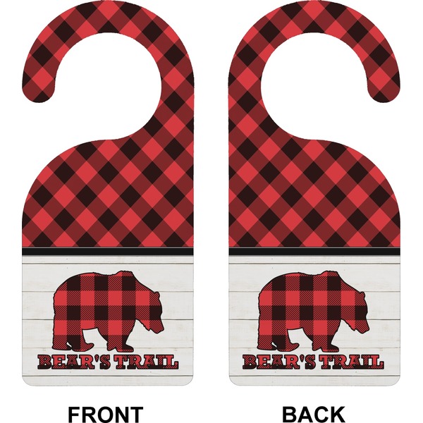Lumberjack Plaid Door Hanger (Approval)