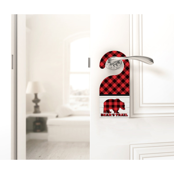 Lumberjack Plaid Door Hanger - LIFESTYLE