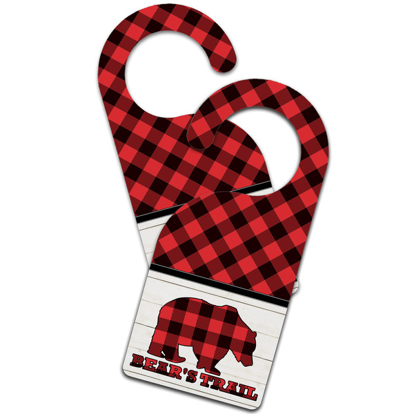 Lumberjack Plaid Door Hanger - MAIN