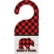 Lumberjack Plaid Door Hanger (Personalized)