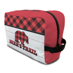 Lumberjack Plaid Toiletry Bag / Dopp Kit (Personalized)