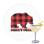Lumberjack Plaid Printed Drink Topper (Personalized)