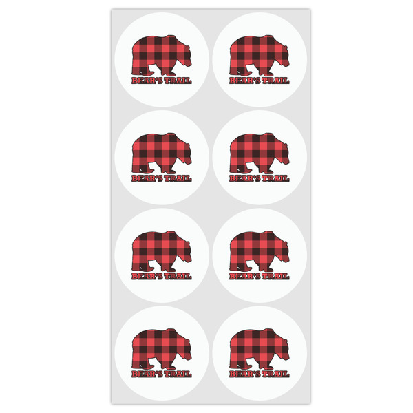 Lumberjack Plaid Drink Topper - Medium - Set of 12