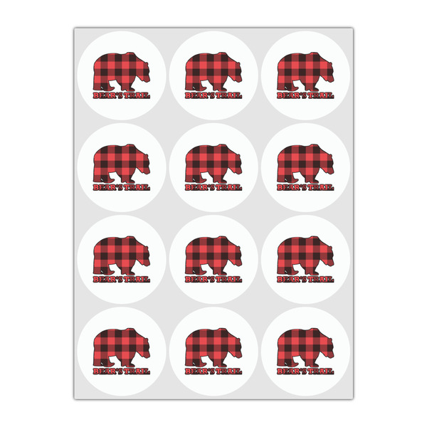 Lumberjack Plaid Drink Topper - Small - Set of 12
