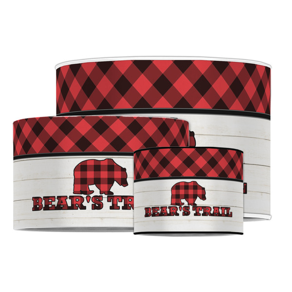 Lumberjack Plaid Drum Lampshades - MAIN