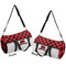 Lumberjack Plaid Duffle bag small front and back sides