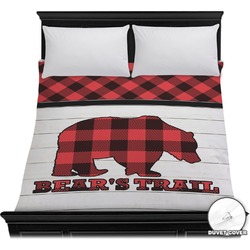 Lumberjack Plaid Duvet Cover - Full / Queen (Personalized)