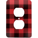 Lumberjack Plaid Electric Outlet Plate