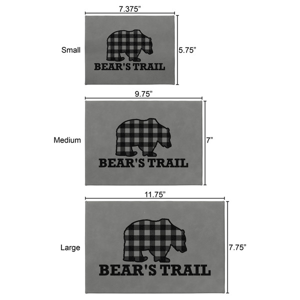 Lumberjack Plaid Engraved Gift Boxes - All 3 Sizes