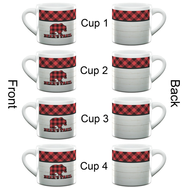 Lumberjack Plaid Espresso Cup - 6oz (Double Shot Set of 4) APPROVAL