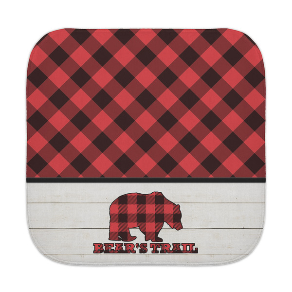 Custom Lumberjack Plaid Face Towel (Personalized)