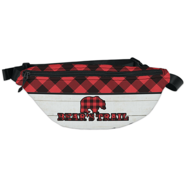 Custom Lumberjack Plaid Fanny Pack - Classic Style (Personalized)